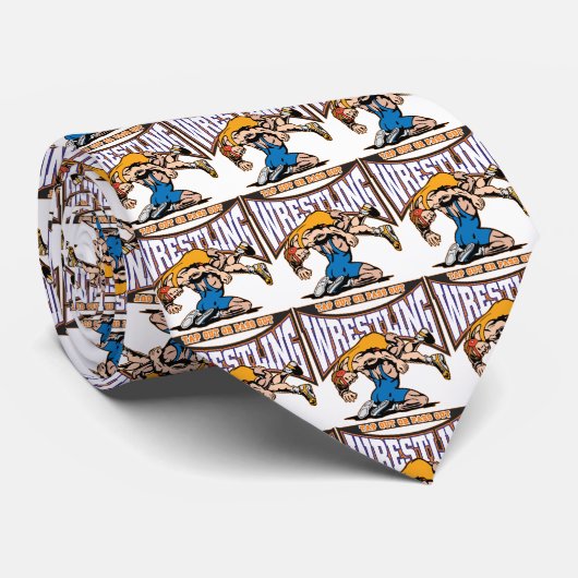 レスリング選手を叩いて下さい ネクタイ (ロール)