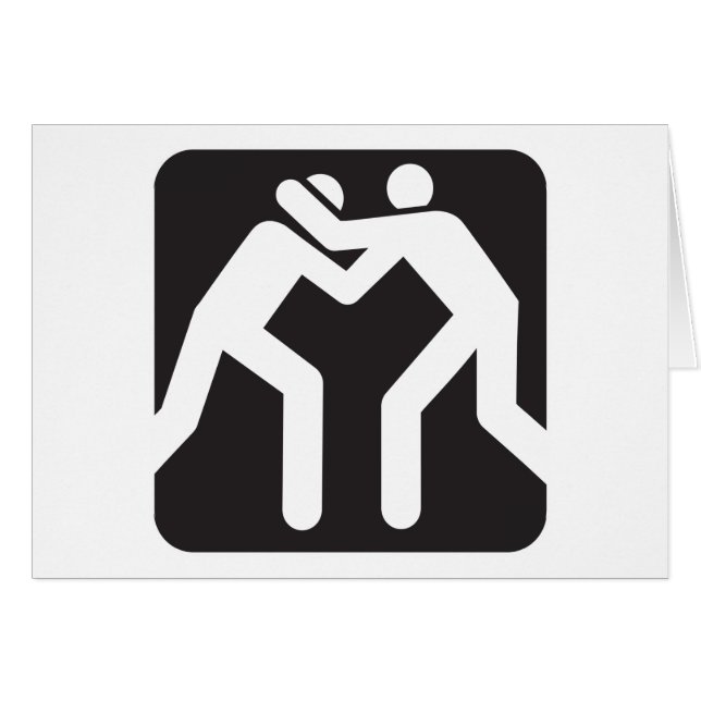 レスリング選手アイコン (正面横)