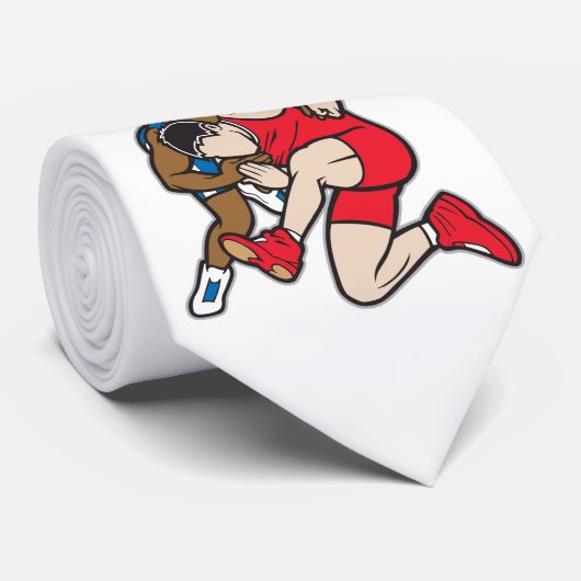 レスリング選手 ネクタイ (ロール)