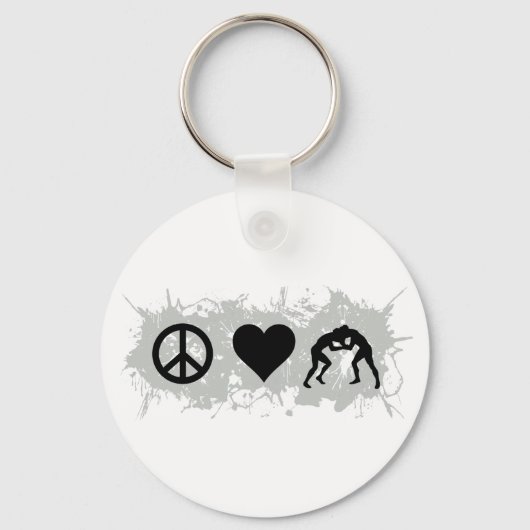 レスリング1 キーホルダー (正面)