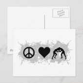 レスリング1 ポストカード (正面/裏面)