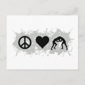 レスリング1 ポストカード (正面)