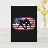 レスリング カード (黄色い花)