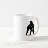 レスリング コーヒーマグカップ (正面右)
