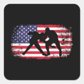 レスリング スクエアシール (正面)