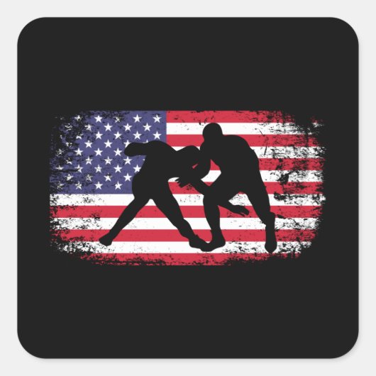 レスリング スクエアシール (正面)