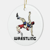 レスリング セラミックオーナメント (左)