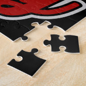 レスリング チャンピオン チーム プレーヤー ジグソーパズル (側面)