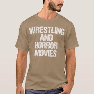 レスリング ホラー 映画 おもしろい 格闘技 格言 レスリング Tシャツ