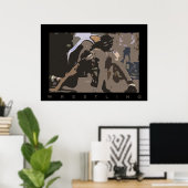 レスリング ポスター (ホームオフィス)