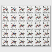 レスリング ラッピングペーパー (フラット)