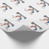 レスリング ラッピングペーパー (角)