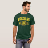 レスリング レスラー プロレス スポーツ Tシャツ (正面フル)