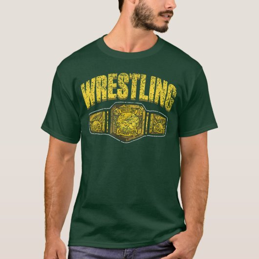 レスリング レスラー プロレス スポーツ Tシャツ (正面)