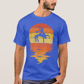 レスリング レトロ サンセット 70年代 ビンテージ レスリング ギフト Tシャツ