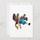 レスリング 招待状 (正面)