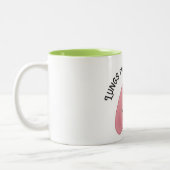 レスリーのための肺 ツートーンマグカップ (左)