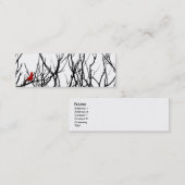 レスリーのコショウによる赤い鳥 スキニー名刺 (正面/裏面)