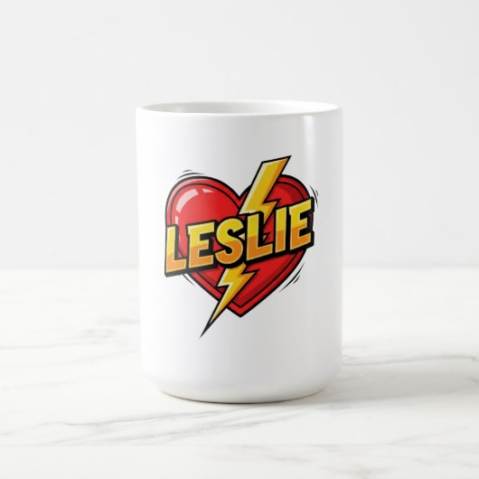 レスリーを愛して コーヒーマグカップ (中央)
