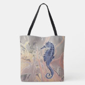 レスリーHarlow著優秀で大きいタツノオトシゴのトートバック トートバッグ (裏面)