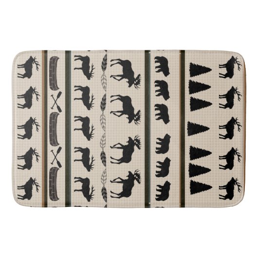 レスリーHarlow著小屋毛布のデザイン バスマット (正面)