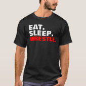 レスル – メンズベーシックDark Tシャツ (正面)