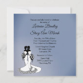 レズエレガントビアン結婚式招待状 招待状 (正面)