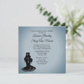 レズエレガントビアン結婚式招待状 招待状 (スタンド正面)