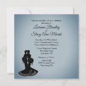 レズエレガントビアン結婚式招待状 招待状 (正面)