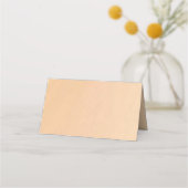 レズエレガントビアン。結婚の桃座席表 プレイスカード (裏面)