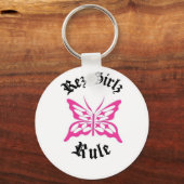 レズガールルルブラックピンク キーホルダー (正面)