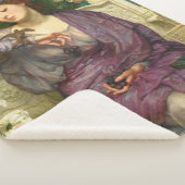 レズビアと彼女のスパロー（エドワード・ジョン・ポンターによる） シェルパブランケット (3/4)