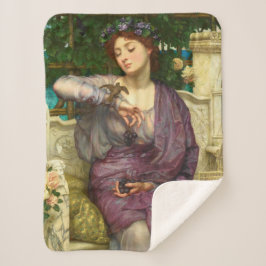 レズビアと彼女のスパロー（エドワード・ジョン・ポンターによる） シェルパブランケット