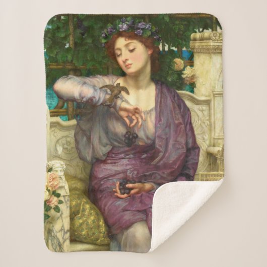 レズビアと彼女のスパロー（エドワード・ジョン・ポンターによる） シェルパブランケット (正面)