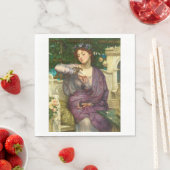 レズビアと彼女のスパロー（エドワード・ジョン・ポンターによる） スタンダードランチョンナプキン (インサイチュ)