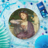 レズビアと彼女のスパロー(エドワード・ジョン・ポンターによる) ペーパープレート (パーティー)