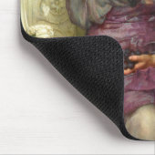 レズビアと彼女のスパロー（エドワード・ジョン・ポンターによる） マウスパッド (コーナー)