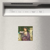 レズビアと彼女のスパロー（エドワード・ジョン・ポンターによる） マグネット (インサイチュ (食洗機))