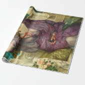 レズビアと彼女のスパロー（エドワード・ジョン・ポンターによる） ラッピングペーパー (アンロールド)