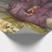 レズビアと彼女のスパロー（エドワード・ジョン・ポンターによる） ラッピングペーパー (角)