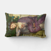 レズビアと彼女のスパロー（エドワード・ジョン・ポンターによる） ランバークッション (裏面)