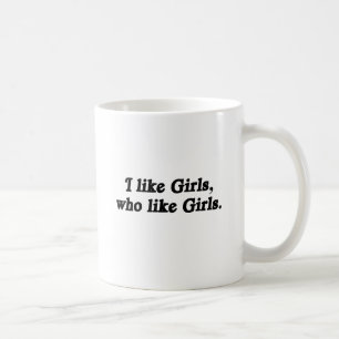 レズビアンが好きな女の子が好きです コーヒーマグカップ