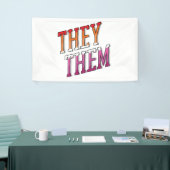 レズビアンが発音 横断幕 (トレードショー)