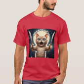 レズビアンが食べるのは少年って何? Tシャツ (正面)