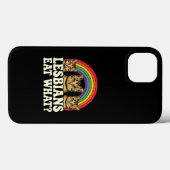 レズビアンって何食べるの？ ヴィンテージLGBTプライド月間（Pride Month）風刺 Case-Mate iPhoneケース (裏面 (横))