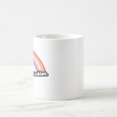 レズビアンで生きて笑おう コーヒーマグカップ (中央)