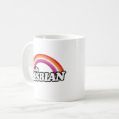 レズビアンで誇りを持とう コーヒーマグカップ (正面左)