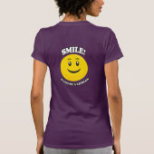 レズビアンなら笑ってね Tシャツ (裏面)