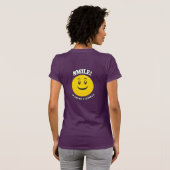 レズビアンなら笑ってね Tシャツ (裏面フル)