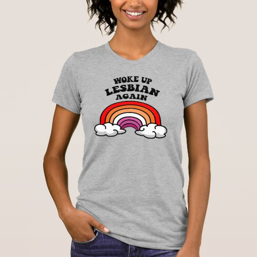 レズビアンに再び覚醒 Tシャツ (正面)